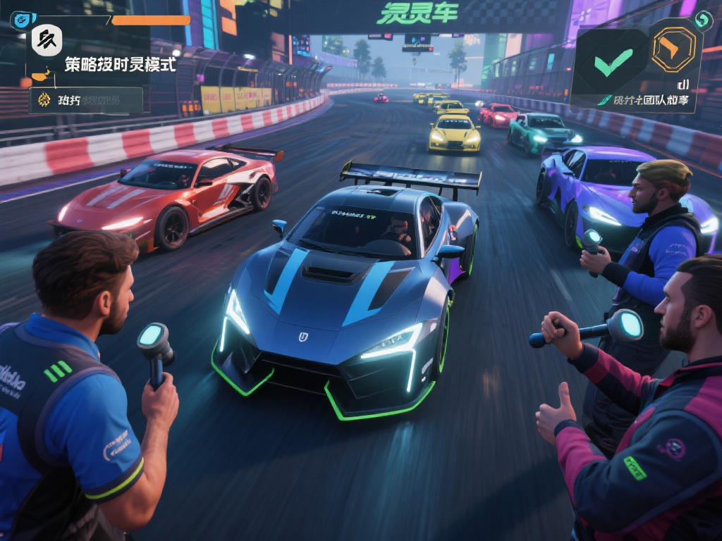 策略与协作：如同真实的电动汽车比赛，灵车模式需要每