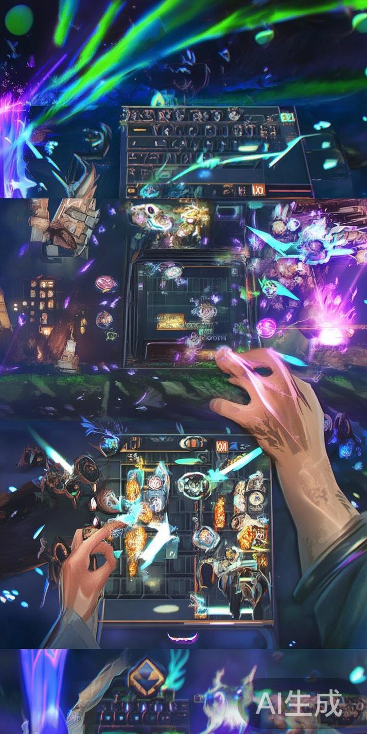 技能快捷键（Q、E、R、F等）：大多数游戏将技能绑